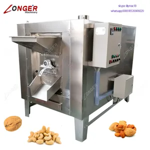 Sunflower Roaster Machine New Automatic Small Drum Sesame Toaster Sunflower Seed Peanut Roaster Oven Soybean Roasting Machine For Bean