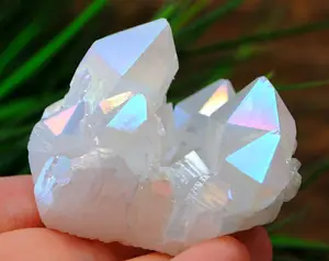 WT-G073 Quartz Roh Aura Malaikat Cantik, Kumpulan Kristal Kuarsa Spiritual