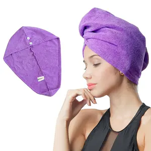 Wholesale microfiber hair towel twist super absorbent