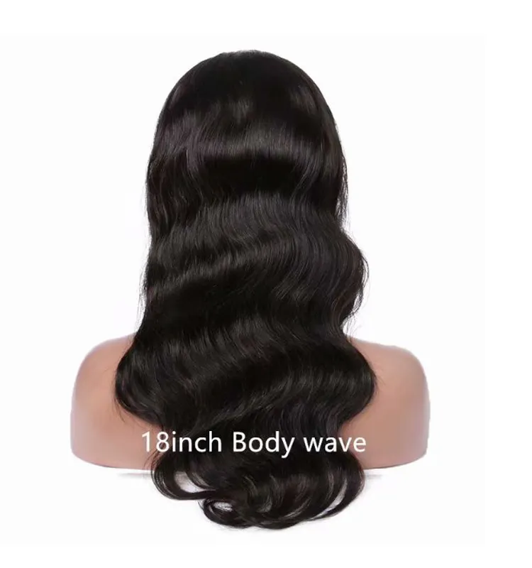 Lace Front Wig Black Women Peruvian Human Hair Wig Lace Human Hair Wig Indian Hair Cuticle Aligned Body Wave