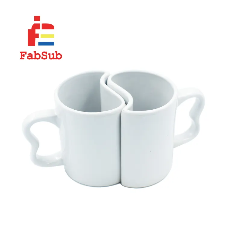 Tasses blanches unies en céramique de 11oz, fournisseur de mugs à sublimation, tasses vierges pour thé et café, sublimation pour la Saint-Valentin