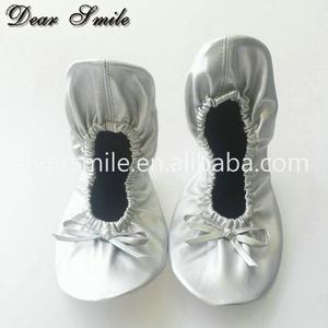 Nuove <span class=keywords><strong>Ballerine</strong></span> da Donna Argento Comode con <span class=keywords><strong>Cinturino</strong></span> Regolabile per Primavera Estate Autunno Regalo di Nozze Spedizione Gratuita - Product Image 4