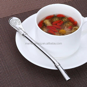 De acero inoxidable paja filtro hecho a mano té Yerba Mate Bombilla calabaza lavable práctica té herramientas Accesorios - Product Image 1