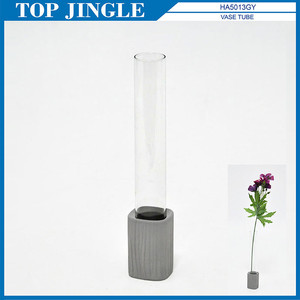 Support de vase à fleurs en béton de forme carrée - Product Image 1