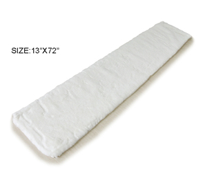 <span class=keywords><strong>Runner</strong></span> da Tavola Personalizzabile in Morbida Pelliccia Sintetica di Lusso, Decorazione Casa, Colore Bianco, per Natale - Product Image 2