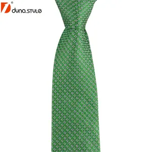 Top Quality Classic Style Navy Green Dots 2 Colors Combined 100% Real Silk Best Necktie Brands