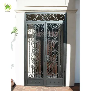 The design of the kerala double door iron pipe door of the front