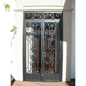 The Design of the <strong>Kerala</strong> Double Door Iron Pipe Door of the Front