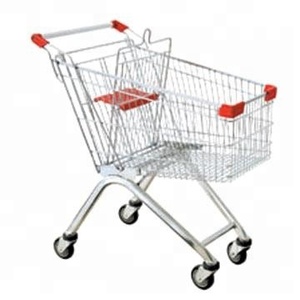Dépliage différents style 125L <span class=keywords><strong>caddies</strong></span> de supermarché de chariot avec 4 roues - Product Image 2