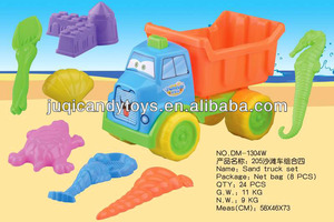 Plástico mini playa de arena conjunto de juguete camión para la venta - Product Image 1