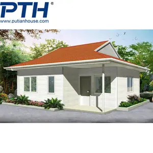 hot selling high quality well designed beautiful light steel villa prefab house