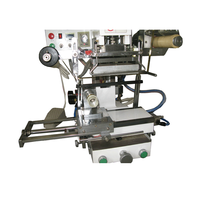 Novo Automático/Semi-Automático Flat/Cilindro Impressora Tubo de Calor para Caps Letterpress Tubos Macio Frascos Cosméticos Transferências de Calor
