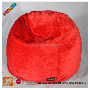 Sala de tela de felpa de piel baloncesto silla del bolso de haba nuevos productos calientes para 2016 ee. uu. - Product Image 1