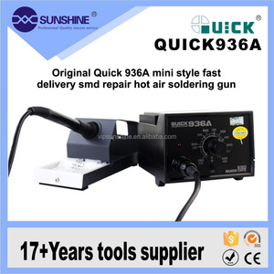 Súng hàn khí nóng tốt nhất Original <span class=keywords><strong>Quick</strong></span> <span class=keywords><strong>936A</strong></span> Trạm hàn SMD - Product Image 4