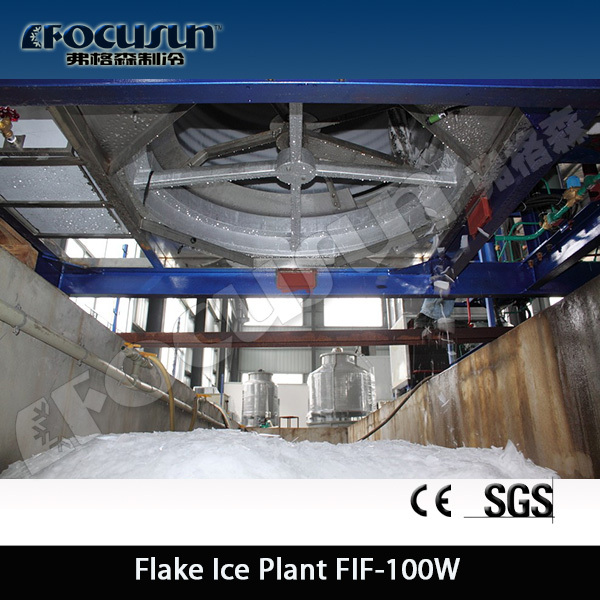 Machine à Glace en paillette utilisant eau de mer