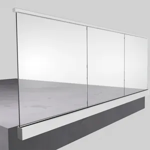 Wand halterung Ace Aluminium Glas geländer