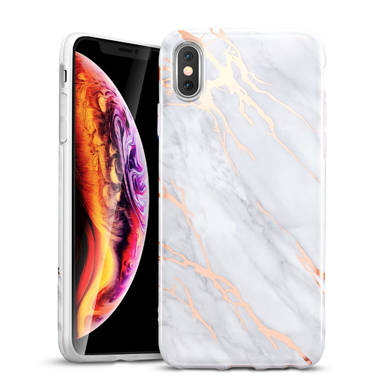 Iphone XR Case - Free Sample TPU Phone Shell with Marble Design