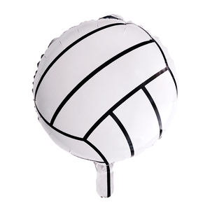 Gonfiabile 18 pollici rotonda pallone da calcio forma palloncino per bambini sport giocattolo stagnola palloncino calcio <span class=keywords><strong>pallavolo</strong></span> basket palloncino - Product Image 3