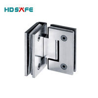 90 degré Charnière De Porte De Douche En Verre de Haute Qualité En Acier Inoxydable Porte et Fenêtre Charnières noir 8-12mm sans cadre porte en verre charnière