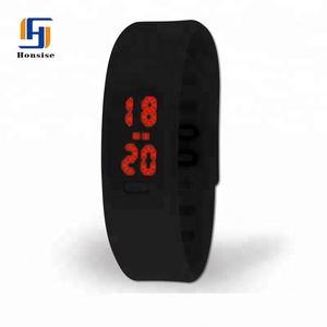 Điều Khiển cảm ứng Màu Kẹo Siêu Mỏng Người Đàn Ông Cô Gái Thể Thao Silicone Kỹ Thuật Số LED Vòng Đeo Tay Thể Thao Cổ Tay Watch - Product Image 5