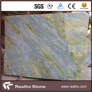 Poli Brésil Courbe Veines Ciel Bleu Marbre <span class=keywords><strong>Dalle</strong></span> - Product Image 2