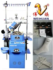 3.5 Inch Productieve Eencilinder Sok Machine Voor Weven Katoenen Sokken (WH-6F-A1)