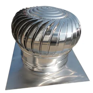 stainless steel roof automatic running turbine ventilator fan