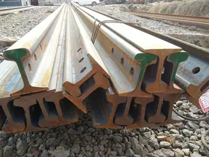 Binari ferroviari standard gb in acciaio pesante 60kg binari ferroviari in vendita