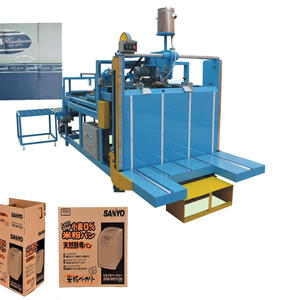 Máquina Automática para Fabricar Cajas de Cartón Corrugado, Máquina para Formar y Empaquetar Cajas de Cartón Corrugado para Fruta Fresca con Engrapadora - Product Image 4