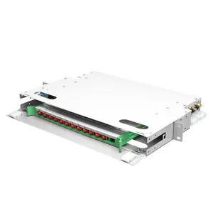 Odf Patch Panel Đầy Đủ Tải Rack Mount 12 Port Quang Khung Phân Phối ODF