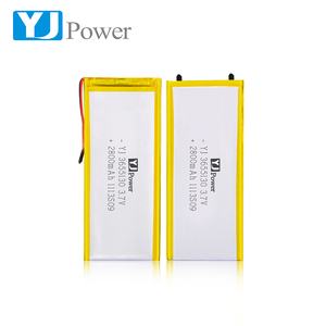 Suministro de masa flexible lipo batería <span class=keywords><strong>3</strong></span>,7 V 2800 mAh - Product Image 1