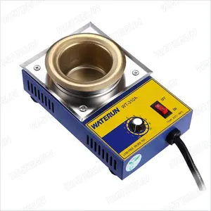 Hot selling small titanium coating solder pot/mini soldering pot 220V