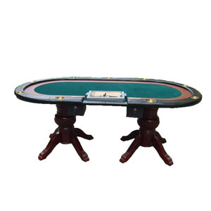 Tables de Poker en bois véritable, de luxe, avec roue <span class=keywords><strong>à</strong></span> <span class=keywords><strong>Roulette</strong></span>, pour jeux vidéo - Product Image 2