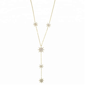 Fashion Jewelry Wholesale Northstar Charm <strong>Pendant</strong> <strong>Long</strong> Chain Y Lariat Chain Sexy Women Summer Jewelry Cz Star <strong>Necklace</strong> - Product Image 4