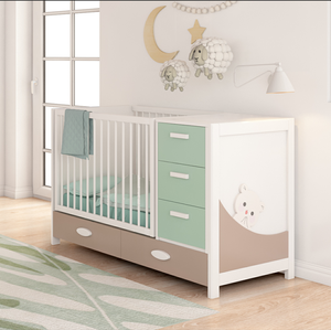 cot and drawers