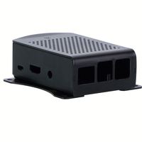 Caja de aluminio modelo B+ con orificios de montaje para colgar en la pared