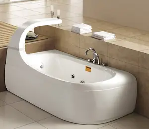 性按摩浴缸水力按摩浴缸M-2025亚克力白色水疗按摩浴缸大尺寸带2 3人可逆Monalisa