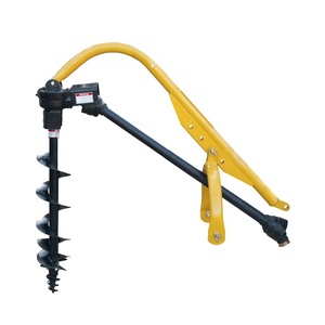Taladro de drenaje de cultivador montado en tractor de 9 pulgadas y excavadora de postes - Product Image 2