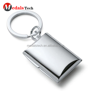 Thời Trang Thiết Kế Mới Kim Loại Khung Ảnh Keychain Với Chia Vòng - Product Image 2