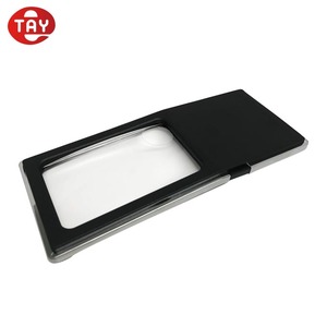 Rectangular bolsillo de mano LED iluminado lupa para leer libros de mapas pequeñas huellas - Product Image 2