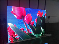Penjualan terlaris layar led rgb raksasa dalam ruangan P1.86 P2 P2.5 P3 P4 papan reklame digital warna penuh Dinding display led halus