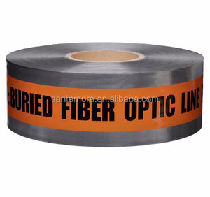 Ruban d'avertissement en plastique pour le ruban d'avertissement de PE de papier d'aluminium détectable souterrain de câble - Product Image 4