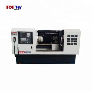 Kosten günstige China Präzision CNC Drehmaschine Schneide maschine automatische Ausrüstung für Metall Flach bett Cak6140 Maschinen