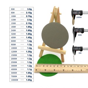 Disco de lijado de papel abrasivo de gancho y bucle húmedo y seco de 3 pulgadas y 75mm, herramientas abrasivas, papel de lija para Metal, cuidado automático, pulido - Product Image 3