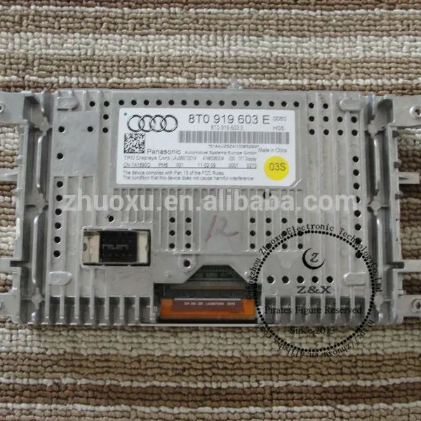 Layar LCD 6.5 Inci Asli untuk Audi RS5 MMI Display Unit A4 S4 RS4 8K, A5 S5 RS5 Q5 8R