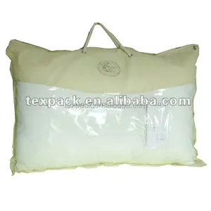 2 panels PVC pillow packaging, transparent plastic pillow bag