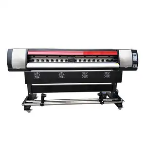 Ecosolvent Printer Plotter Desain Baru XP600 Vinyl Cetak Banner Spanduk Mesin 1.8M Printer Format Besar