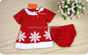 Organic baby girls Christmas one piece boutique outfits children Christmas clothing for winter - Product Image 6