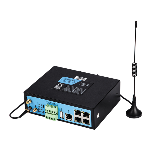 Modbus gsm gateway lte 4g wireless bus wifi modem router with dual sim card