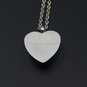 שריפת גופות כד הכפות לב קריסטל צ 'כי תכשיטי שרשרת תליון זיכרון - Product Image 6